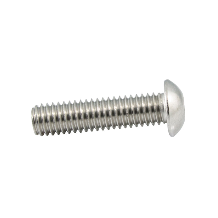 Button Head Hex Socket Cap Screw 5/16"-18 UNC x 1" LGTH 18-8 Stainless Steel ANSI B18.3-1986