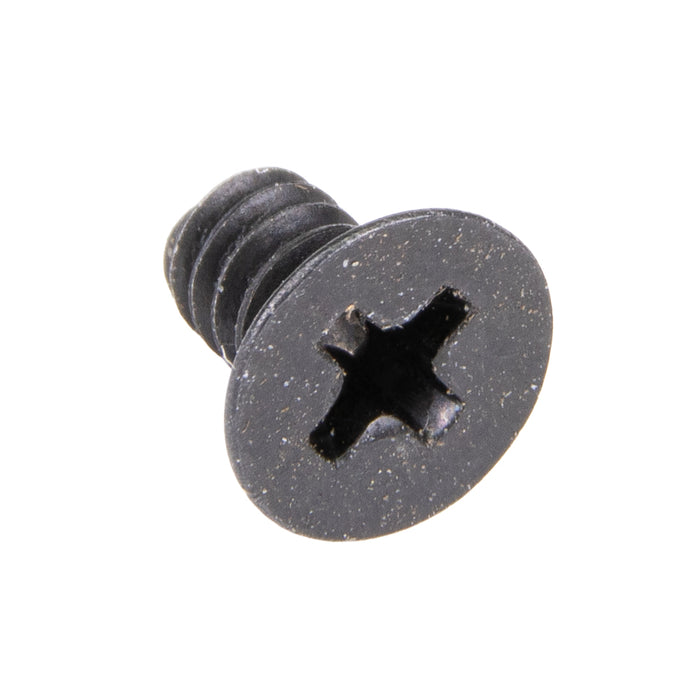 Machine Screw, Countersunk Head, Phillips Drive, #4-40 UNC x 3/16" Length, Steel Oxide Black