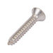Tapping Screw, Flat Head Security Hex Socket Drive, #10 x 1/2" Length, Stainless Steel by Spaenaur Inc.