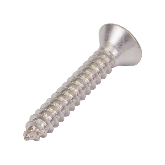 Tapping Screw, Flat Head Security Hex Socket Drive, #8 x 1-1/4" Length, Stainless Steel by Spaenaur Inc.
