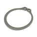 Anneau de retenue externe courbé, diamètre d'arbre 13/16 po x diamètre libre 0,751 po, acier à ressort à haute teneur en carbone, lisse, par Spaenaur Inc.