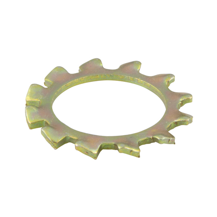 Rondelle plate à denture externe DIN 6797A M2.3 en acier au carbone traité thermiquement et zingué jaune DIN 6797A/ST-YZ M2.3 par Spaenaur Inc.