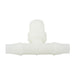 Raccord en T miniature pour tube de 1/16 po de diamètre intérieur (1/8 po-27 NPT) en nylon par Spaenaur Inc.