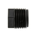 Bouchon fileté pour tuyau - Tête carrée 3/4 po - 14 NPT Polyéthylène haute densité Couleur noire par Spaenaur Inc.