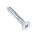 Tapping Screw, Flat Head Square Socket Drive, Type AB, #6 x 1" Length, Steel Zinc Plated by Spaenaur Inc.