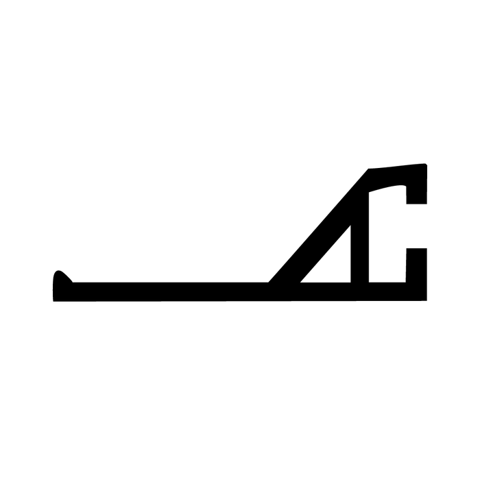 Joint inférieur gris, support rigide, longueur 4,5 pieds, dureté 85 ± 5, vinyle souple (PVC)