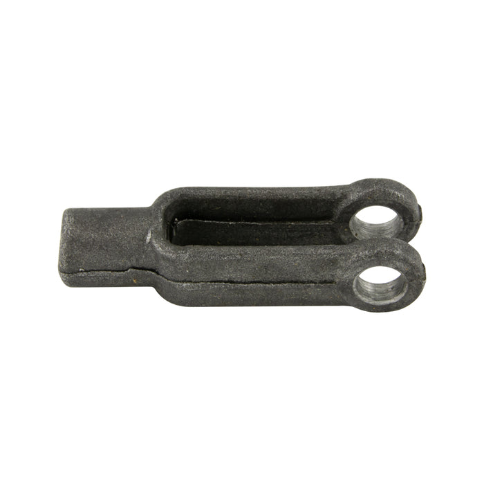 Clevis Yoke, S.A.E. Standard, 3/8"-24 UNF-2 Right Hand Thread Drop forged Steel Plain Finish