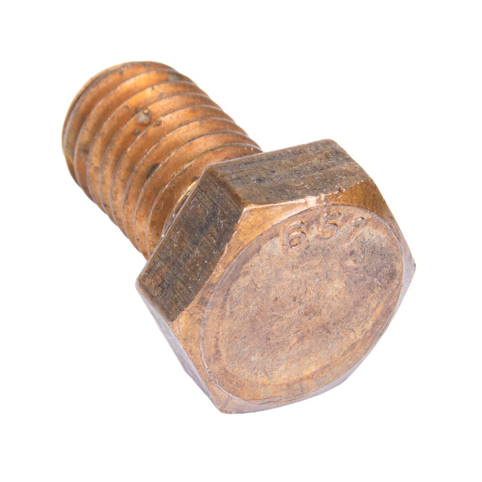 Vis à tête hexagonale 3/4" - 10 UNC x 2 1/2", en bronze au silicium, conforme à la norme ANSI B18.2.1-1981, fabriquée par Spaenaur Inc.