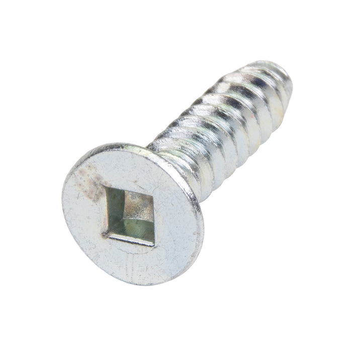 Tapping Screw, Flat Head Square Socket Drive, Type B, #10 x 3/4" Length, Steel Zinc Plated by Spaenaur Inc.
