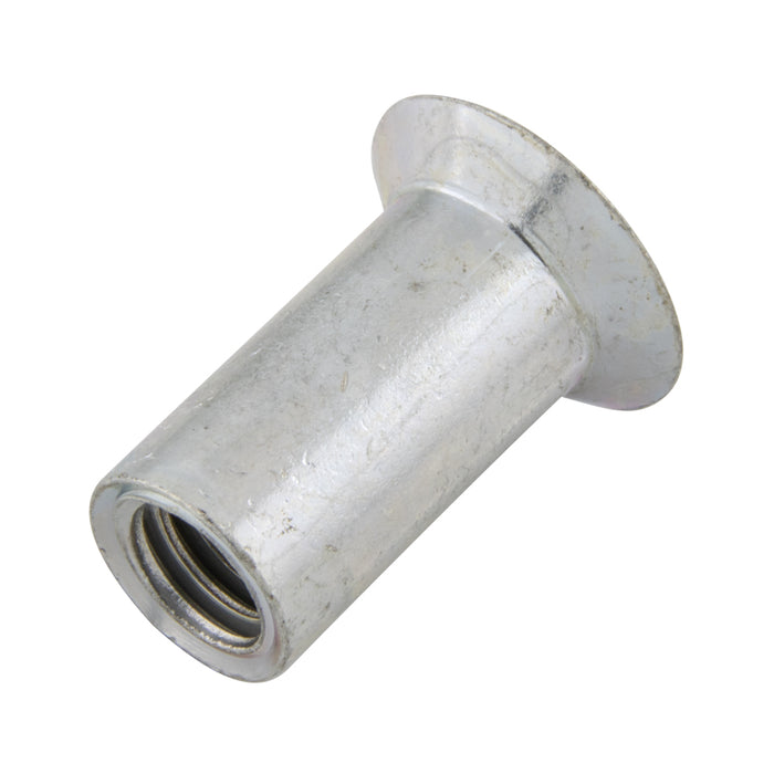 CTSK HD Rivet Nut Open End Keyless 5/16"-24 UNF x 0.406-0.481" Grip Steel Cadmium Plated