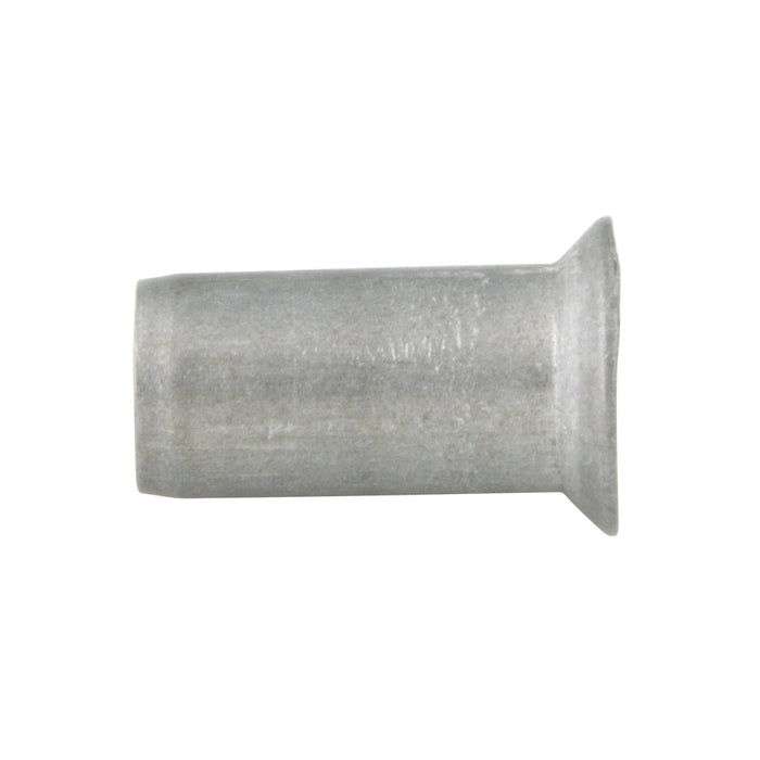 Rivkle Blind Rivet Nut Countersunk Head Open End Keyless M5 x 1.5-4.5 Grip Range, for 7mm Hole DIA. Aluminum Plain