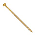 RSS Lag Screw, Round with Washer Head, Torx T40, 3/8" x 7-1/4" (8.0 mm x 180 mm), Low Carbon Steel Yellow Zinc Plated by Spaenaur Inc.