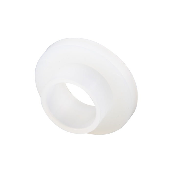 Rondelle à épaulement, longueur 0,187", diamètre de tête 0,495", diamètre intérieur 0,200", nylon, 6/6, couleur naturelle, de Spaenaur Inc.