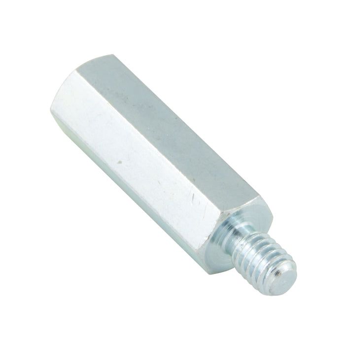 Hex Stand-Off, Male/Female Threaded M3 x 8mm x 5.5mm A/F Steel Zinc Plated by Spaenaur Inc.