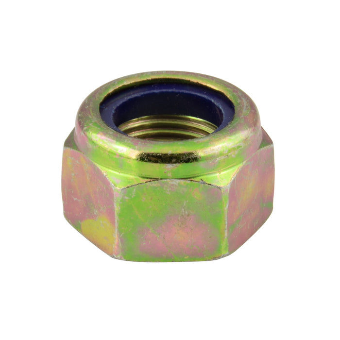 Nylon Insert Hex Locknut, Standard 1 1/2"-6 UNC GR 8 Steel Yellow Zinc Dichromate by Spaenaur Inc.