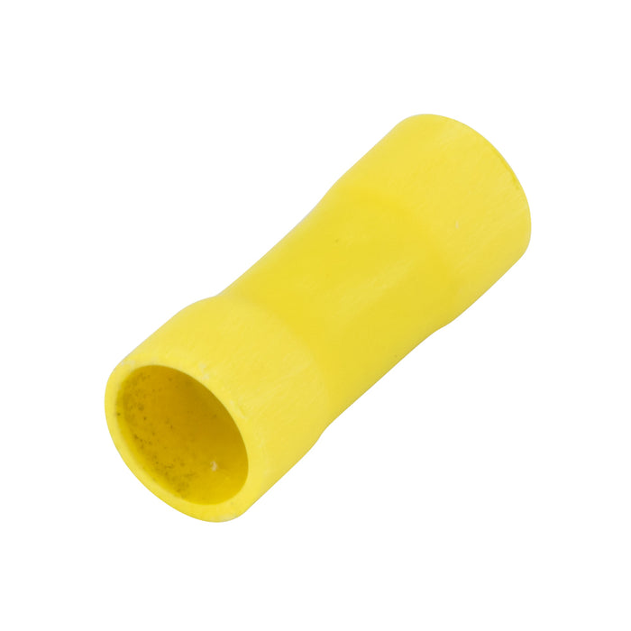 Parallel Connector, Insulated 12-10 GA. Wire Electrolytic Copper, Bright Tin Plate, Yellow Plastic Insulation