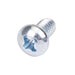 Machine Screw, Round Head, Phillips Socket Recess Drive, #4-40 UNC x 3/8" Length, Steel Zinc Plated Trivalent by Spaenaur Inc.
