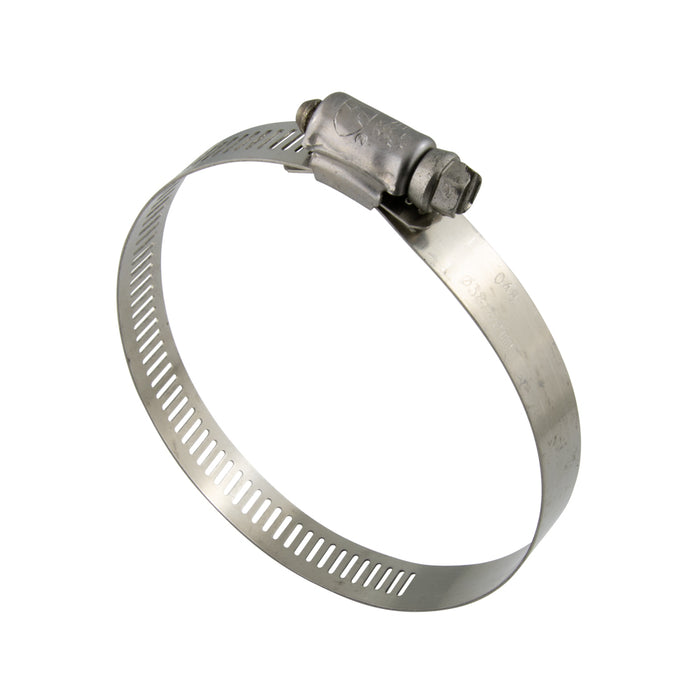 Gear Clamp 2-1/2" Nom. (2 1/16"-3" I.D. Range) Stainless Steel Band, Steel Zinc Plated Screw