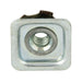 Square Metal Threaded Adaptors 1" Square with 1/4"-20 UNC Thread Steel Zinc Plated Base Finish by Spaenaur Inc.