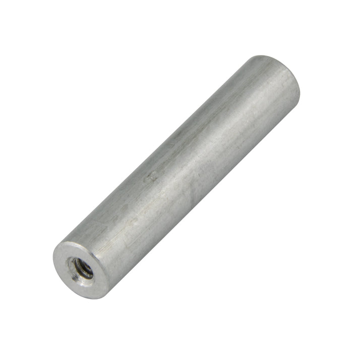 Spacer, Round, Threaded (Tapped) Threaded #10-32 UNF,5/16" OD x .437"LGTH Aluminum Alloy 2011T3, Iridite # 14 Chromate by Spaenaur Inc.