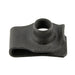 Écrou pour panneau, type « U » extrudé, M6 x 1,00, plage d'épaisseur de panneau : 0,8 mm à 4,5 mm, en acier à ressort, traité thermiquement, oxydé noir, par Spaenaur Inc.