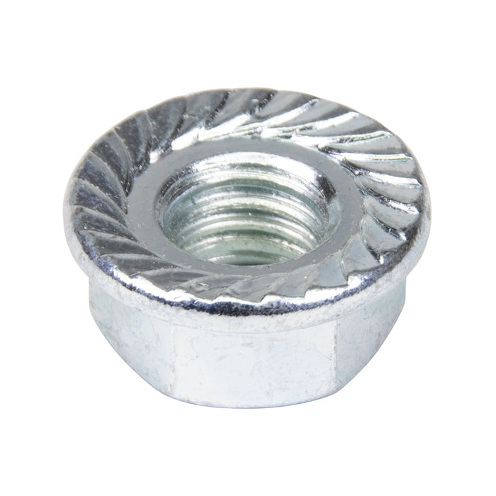 Écrou hexagonal à bride dentelée M8 classe 8 en acier zingué par Spaenaur Inc.