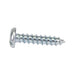 Tapping Screw, Pan Head Slotted Drive, Type A, #12 x 1" Length, Low Carbon Steel Zinc Plated by Spaenaur Inc.