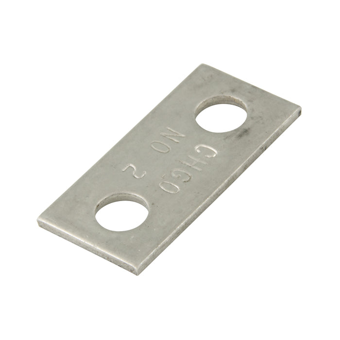 Plaque pour boulon en U Compatible uniquement avec les boulons en U 1/4" x 9/16" en acier inoxydable 18-8 de Spaenaur Inc.