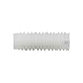 Slotted Set Screw, Flat Pt Headless #6-32 UNC x 1/2" LG Nylon 6/6 Natural Finish by Spaenaur Inc.