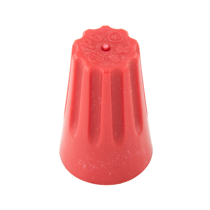 Wire Nut Twist-On with Brass Insert Zinc Pl 12 x #18, 2-4 x #12, 2-3 x #10 Nylon Red by Spaenaur Inc.