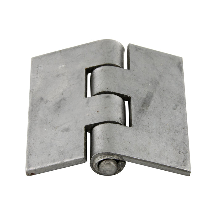 Hinge, Narrow Width, Light Weight, Not Swaged, Rivetd Brass Pin, Blank 3" HT x 1 15/16" Wd x .074" GA Steel Plain, Brass Pin