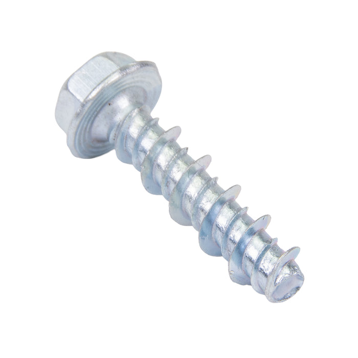 Hi-Lo Tapping Screw, Unslotted, Indented Hex Washer Head, #8 x 3/4" Length, Steel Zinc Plated, ASME/ANSI B18.6.4 by Spaenaur Inc.
