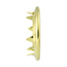 Brass Rolled Rim Grommets with Spur Washers (144/Pk) 15/16" Hole Dia., Size #7 Brass Plain (116-134 & 116-234) by Spaenaur Inc.