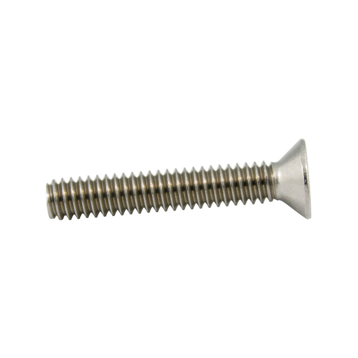 Machine Screw, Flat Head, Phillips Drive, #6-32 UNC x 3/8" Length, Stainless Steel by Spaenaur Inc.