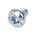Tapping Screw, Pan Head Socket/Slot Drive, Type B, #8 x 1/4" Length, Low Carbon Steel Trivalent Zinc Plated by Spaenaur Inc.