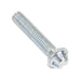 Machine Screw, Countersunk Head, Unslotted Drive, #6-32 UNC x 3/8" Length, Steel Zinc Plated by Spaenaur Inc.
