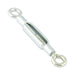 Turnbuckle, Eye & Eye 3/8"-16 Thread (.328" Material DIA) 10-5/8" Open LGTH,7-1/2" Closed LGTH, 3-1/8" Take-Up Steel Zinc Plated by Spaenaur Inc.