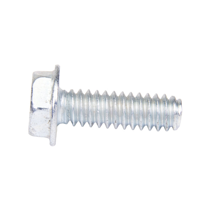 Machine Screw, Indented Hex Washer Head, Unslotted Drive, #10-24 UNC x 5/8" Length, Steel Zinc Plated by Spaenaur Inc.