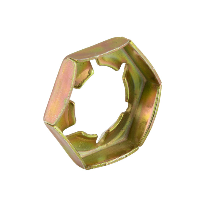 Self Locking Counter Nut, DIN 7967 M16 x 2.0, 24mm A/F Spring Steel Black Finish DIN 7967/ST M16 by Spaenaur Inc.