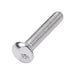 Security Screw, Flat Head Spanner Drive, 1/4"-20 UNC x 3/8" Length, Stainless Steel by Spaenaur Inc.