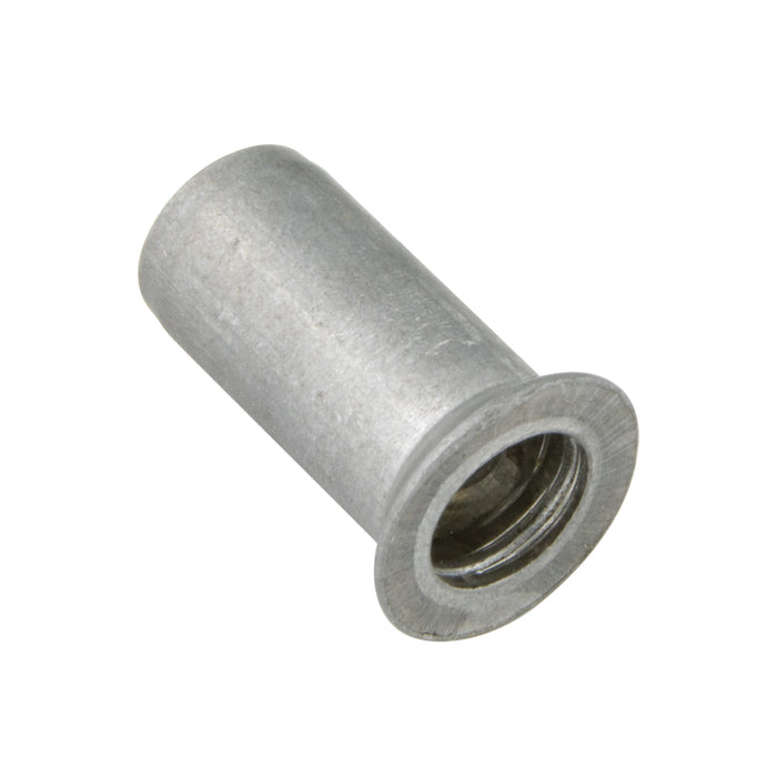 Rivkle Blind Rivet Nut Countersunk Head Open End M8 x 1.5-4.5mm Grip Range, for 11mm Hole DIA. Aluminum Plain Finish