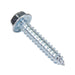 Tapping Screw, Indented Hex Washer Head Slotted Drive, Type AB, #8 x 7/8" Length, Steel Zinc Plated by Spaenaur Inc.