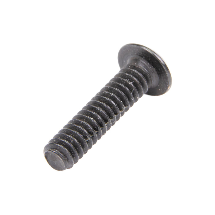 Security Screw, Flat Head Security Hex Socket Drive, #10-32 UNF x 3/8" Length, Steel Plain