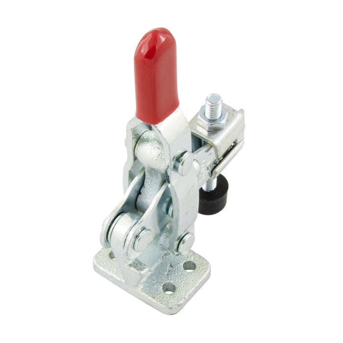 Pince à bascule verticale à tête rouge, longueur totale 7,00 po, capacité 500 lb, base en fonte malléable, finition zinguée (option du fabricant) par Spaenaur Inc.