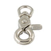 Snap Hook, Swivel Eye DIN 5289 15 mm Eye, 65 Oal, 12 mm Snap Opening Zinc Die Cast, Nickel Plated by Spaenaur Inc.