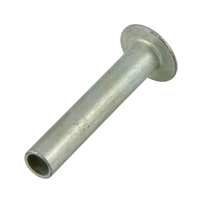 Oval Head Tubular Rivet 3/16" x 9/32" L (3/8" Head DIA) Steel Zinc Plated ANSI B18.7-1972(R1983)