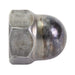 Écrou borgne, M24 x 3,00 mm, largeur à plat (WAF) 36,0 mm, hauteur (THK) 42,0 mm, acier brut, conforme à la norme DIN 1587, fabriqué par Spaenaur Inc.