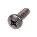 Machine Screw, Pan Head, Phillips Drive, #8-32 UNC x 1/2" Length, Steel Oxide Black by Spaenaur Inc.