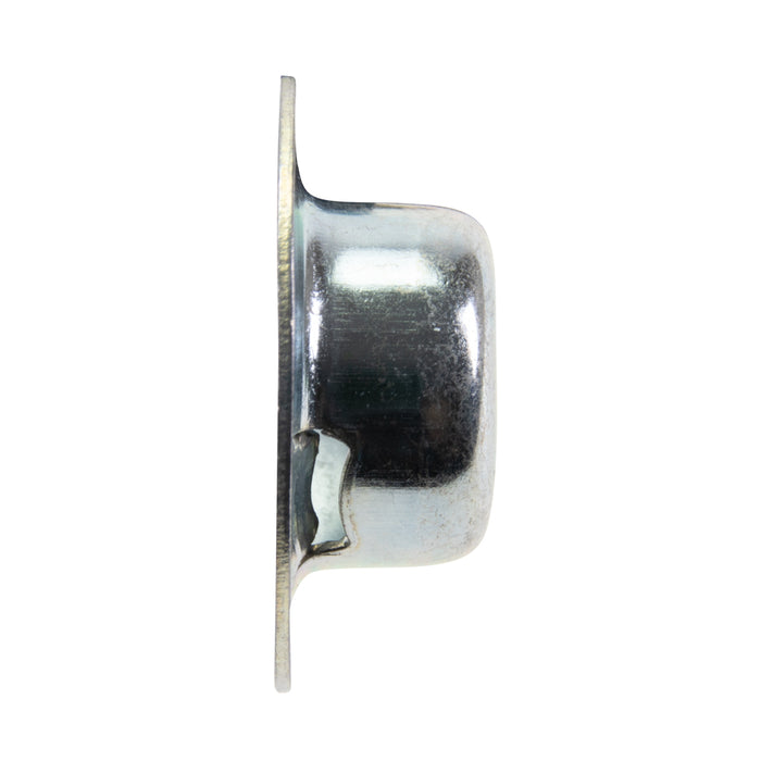 Écrou à pousser de type rondelle pour tige de 1/4 po, diamètre de rondelle 9/16 po, hauteur totale 0,205 po. Acier électrozinc chromate Pw-250009-Ebg par Spaenaur Inc.