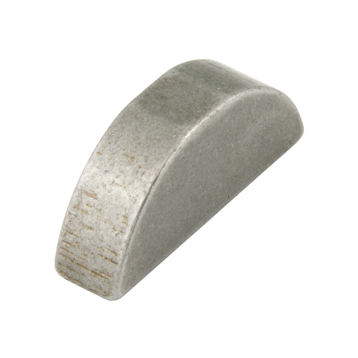 Woodruff Key 5mm W. x 6.5mm H. x 15.72mm L. x 16mm D2 Carbon Steel Plain DIN 6888 5X6.5